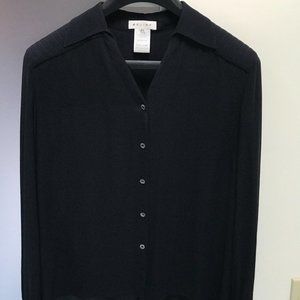 Celine navy silk blouse in perfect condition.